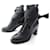 NEUF CHAUSSURES CHANEL BOTTINES G32182 LACE UP 39 EN CUIR NOIR NEW BOOTS  ref.888315