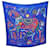 Hermès NUOVA SCIARPA HERMES SHALE IN ATTESA DI ULYSSE MANLICK 140 Scialle in cashmere Blu Cachemire  ref.888353