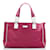 Gucci Canvas Web Tote Bag 264216 Pink Cloth  ref.888418