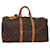 Louis Vuitton Monogram Keepall 50 Boston Bag M41426 LV Auth 39841 Cloth  ref.888506