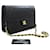 CHANEL Chain Shoulder Bag Clutch Black Quilted Flap Lambskin Purse Leather  ref.888562