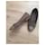 Cambon Chanel Zapatillas de ballet Castaño Cuero  ref.888571