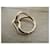 Bufanda Hermès anillo "jumbo" oro Gold hardware Acero  ref.888589
