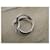 Anillo para bufanda "jumbo" de Hermès en acero plateado Hardware de plata  ref.888590