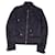 *Gucci GUCCI Jacke mit Reißverschluss, gepolsterte Nylon-Oberbekleidung für Herren, hergestellt in Italien 46 (äquivalent zu S) Schwarze Farbe Polyester  ref.888675