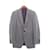 *GUCCI Gucci tailored jacket men's White Navy blue Silk Cotton Rayon  ref.888679
