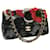 CHANEL Matelasse Double Chain Turn Lock Shoulder Bag Nylon Black CC Auth 40359  ref.888886