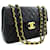 CHANEL Classic Large 13" Flap Chain Shoulder Bag Black Lambskin Leather  ref.888958
