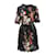 Dolce & Gabbana Robe à imprimé peinture baroque Soie Multicolore  ref.888962