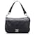 Chanel Black CC Matelasse Flap Shoulder Bag Leather Pony-style calfskin  ref.889825