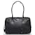 Prada Saffiano Lux Bauletto Bag Black Leather Pony-style calfskin  ref.889874