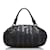 Prada Tessuto and Nappa Modore Stripes Handbag BL0538 Black Leather  ref.889902