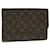 Louis Vuitton Monogram Pochette rabat 23 Clutch Bag M51931 LV Auth 40438 Cloth  ref.890009
