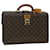 LOUIS VUITTON Monograma Serviette Fermoir Business Bag M53305 LV Auth rd4785 Lona  ref.890029