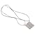 Hermès HERMES AMOUR Necklace Metal Silver Auth am4165 Silvery  ref.890067