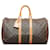 Louis Vuitton Brown Monogram Keepall 45 Leather Cloth  ref.888694