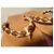 Miu Miu Flip-Flops aus Leder Caramel Karamell - Ansicht 3
