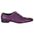 Paul Smith Leather Brogue Laced Shoes Purple  ref.889123