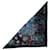 Sciarpa di seta floreale Louis Vuitton Multicolore  ref.889133