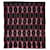 Alexander McQueen Écharpe en soie noire à imprimé araignée rouge Multicolore  ref.889145