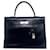 Hermès Kelly handbag 35 Black Leather  ref.890342