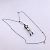 Chanel Collana con pendente a statuetta Coco Mademoiselle in metallo argentato Argento - vista 5