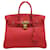 Hermès Hermes Red Swift Birkin 25 Leather Pony-style calfskin  ref.891144
