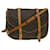 Louis Vuitton Monogram Saumur 43 Sac à bandoulière M42252 Auth LV 40297 Toile Monogramme  ref.891383