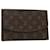 Louis Vuitton Monogram Pochette rabat 20 Clutch Bag M51935 LV Auth 40387 Cloth  ref.891409