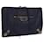 BALENCIAGA Clutch Bag Leather Navy Auth am4162 Navy blue  ref.891420