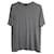 T-shirt à col rond Giorgio Armani en viscose grise Fibre de cellulose  ref.891567
