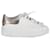 Sneakers oversize Alexander Mcqueen in pelle bianca Bianco  ref.891601