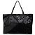 Bolsa Tote Acne Studios Agele em Lona Revestida Preta