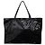 Bolsa Tote Acne Studios Agele em Lona Revestida Preta - vista 2