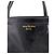 Bolsa Tote Acne Studios Agele em Lona Revestida Preta - vista 5