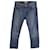 Jeans Burberry dal taglio dritto in denim di cotone blu scuro Blu navy  ref.891630