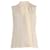 Tory Burch Sleeveless Tie Detail Top in White Silk  ref.891635