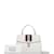 Gucci Medium Sylvie Top Handle Bag 431665 White Leather Pony-style calfskin  ref.891702