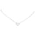 Cartier C heart Silvery White gold  ref.891850