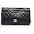 Chanel Black Classic Medium Lambskin Double Flap Bag Leather  ref.892314