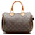 Louis Vuitton Brown Monogram Speedy 25 Cloth  ref.892356