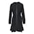 Schwarzes Kleid mit Reißverschluss von Louis Vuitton Viskose  ref.892419