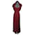 Valentino DRESS Dark red Silk  ref.892454