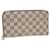 Louis Vuitton Zippy Wallet Toile Blanc  ref.893321