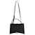 Day Kleine „Hourglass East-West“-Einkaufstasche von Balenciaga aus schwarzem, genarbtem Kalbsleder Kalbähnliches Kalb  ref.893592