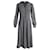 Michael Kors Crepe De Chine Midi Dress in Black Polyester  ref.893594