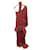 ALEXIS Robes T.International S Viscose Rouge  ref.894167