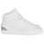 Autre Marque Gucci New Ace Perforated Logo High Top Sneakers in White Leather  ref.894266