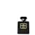 Número de perfume de broche CHANEL 5 Negro Dorado Resina  ref.894370
