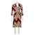Diane Von Furstenberg DvF vintage Robe portefeuille en soie Utility Multicolore  ref.894383